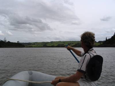 Dinghy cruise down the river