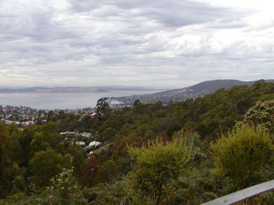 View of Hobart from Mt. Stuart