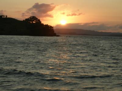 Sunset at anchor in Whangerei