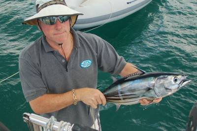 Bradley with yet another tuna!