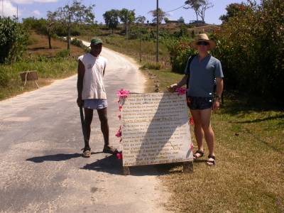 Our tour guide at Hidewaway Island