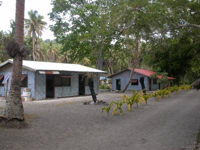The bungalows at Laman Bay