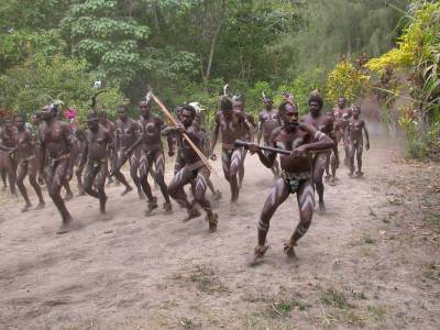 The small nambas dance at Banan Bay