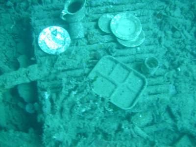 Dinnerware on the Coolidge