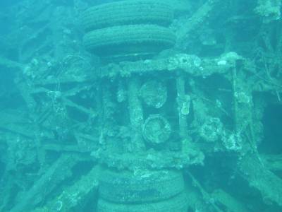 A Jeep at Million Dollar Point