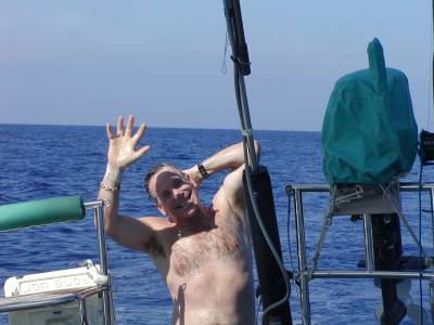 Daily showers for the crew