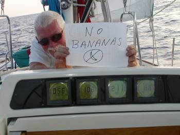 A downwind sail with 12 knots of wind and 8.8 knots boat speed